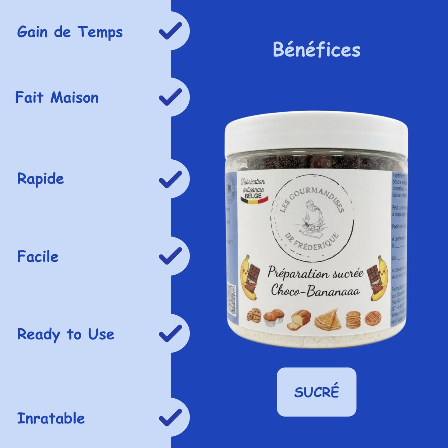 Préparation sucrée "Choco Bananaaa"
