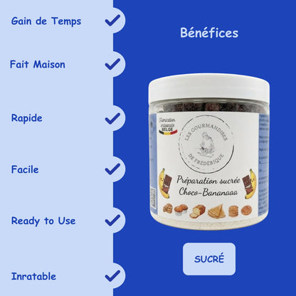 Préparation sucrée "Choco Bananaaa"