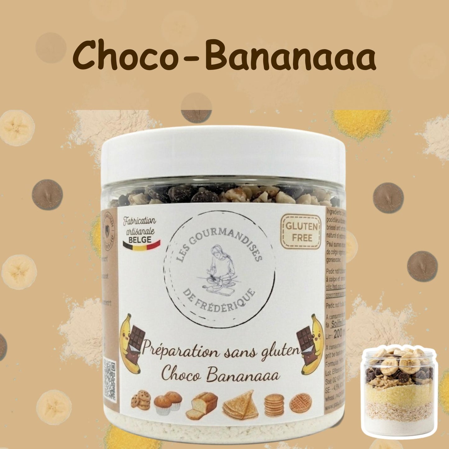 Préparation sans gluten "Choco Bananaaa"