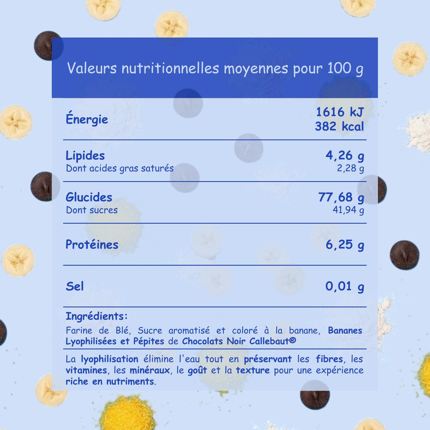 Préparation sucrée "Choco Bananaaa"