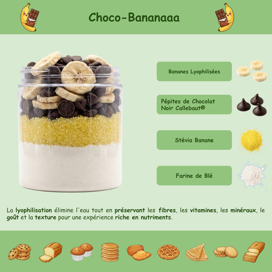 Sweetened "Choco Bananaaa" preparation