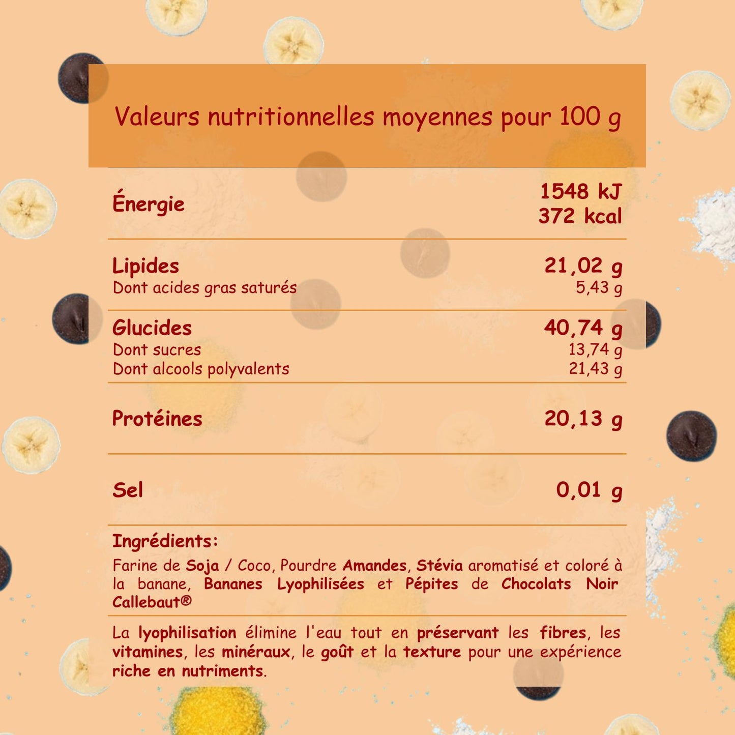 Préparation protéinée "Choco Bananaaa"