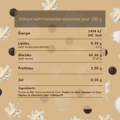 Préparation sans gluten "Black Coco"
