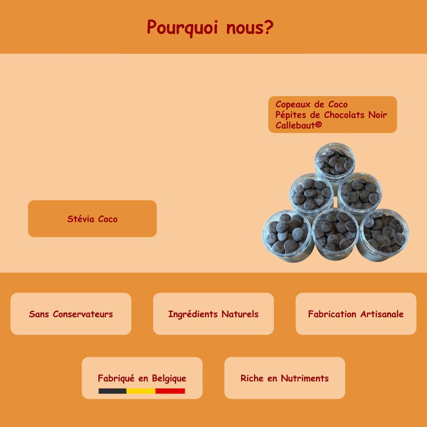 Préparation protéinée "Black Coco"