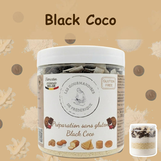Glutenvrije bereiding "Black Coco"