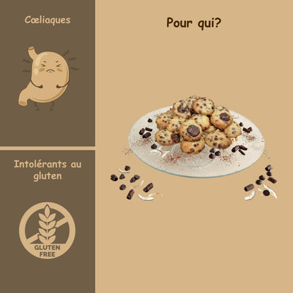 Préparation sans gluten "Black Coco"
