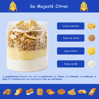 Préparation sucrée "Sa Majesté Citron"