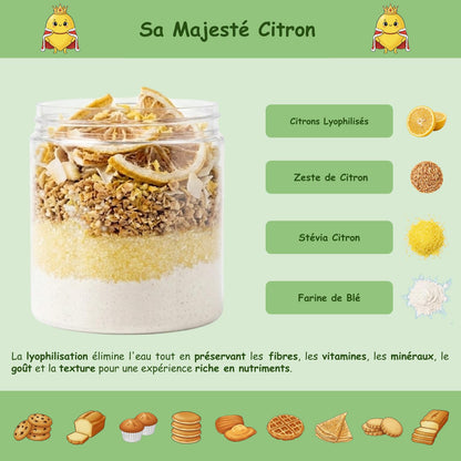 Préparation édulcorée "Sa Majesté Citron"