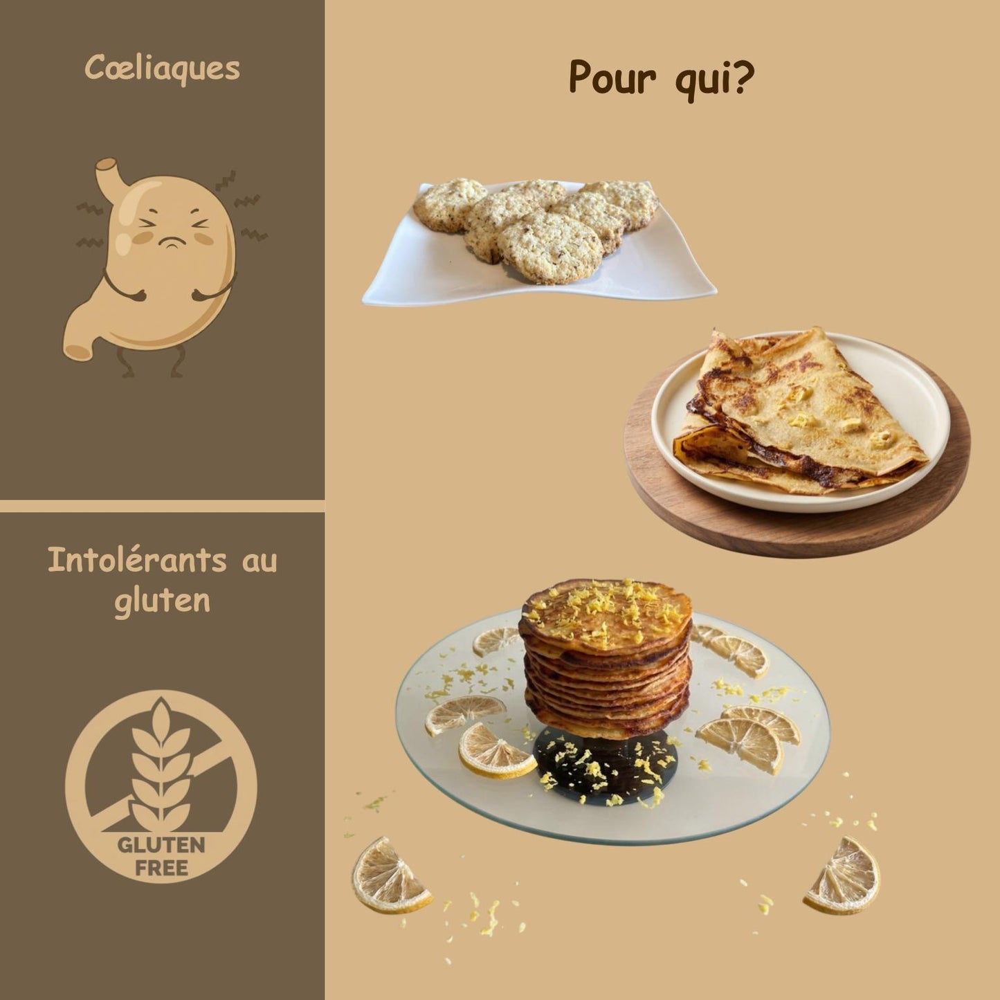Préparation sans gluten "Sa Majesté Citron"