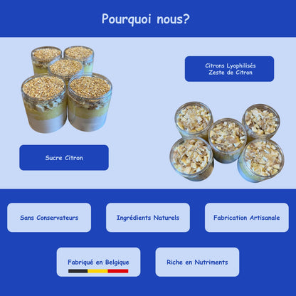 Préparation sucrée "Sa Majesté Citron"