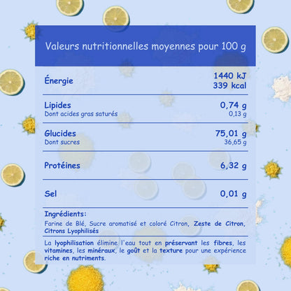 Préparation sucrée "Sa Majesté Citron"