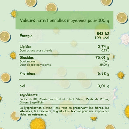 Préparation édulcorée "Sa Majesté Citron"