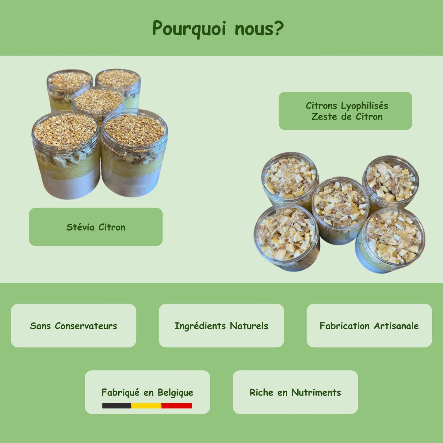 Préparation édulcorée "Sa Majesté Citron"