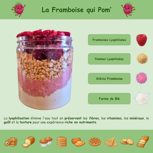 Préparation édulcorée La Framboise qui Pom' - Exclusivité Temporaire!