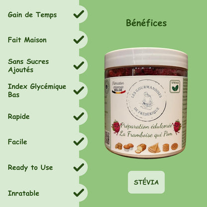 Préparation édulcorée La Framboise qui Pom' - Exclusivité Temporaire!
