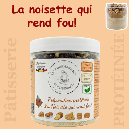Protein preparation "The hazelnut that drives you crazy!"