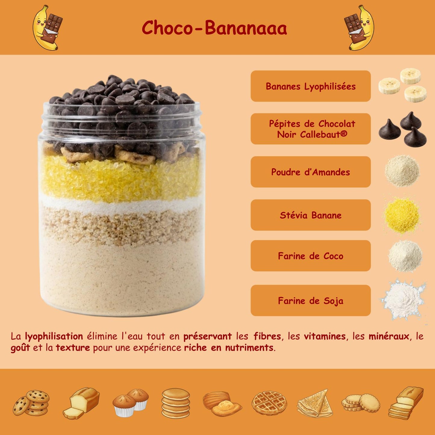 Préparation protéinée "Choco Bananaaa"