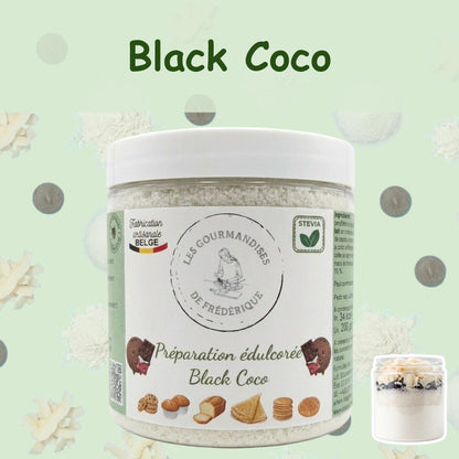 Préparation édulcorée "Black Coco"
