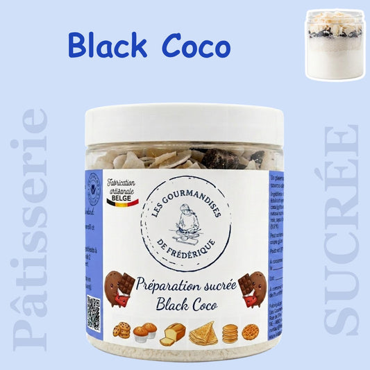 Préparation sucrée "Black Coco"