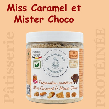 Miss Caramel & Mister Choco Protein Preparation