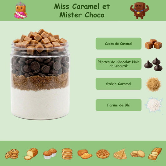 Sweetened Preparation Miss Caramel & Mister Choco