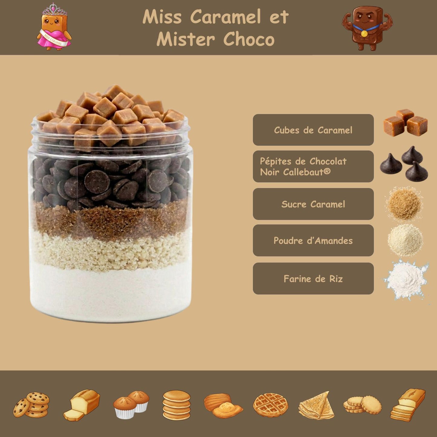 Kit Pâtisserie Sans Gluten | Miss Caramel & Mister Choco