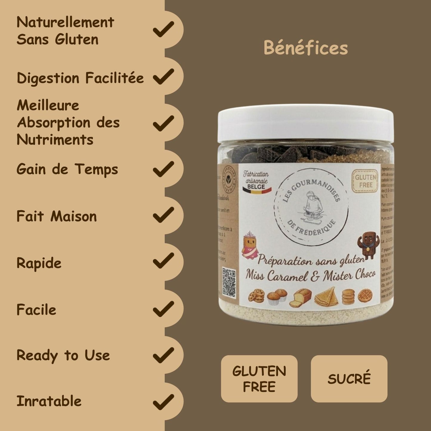 Kit Pâtisserie Sans Gluten | Miss Caramel & Mister Choco