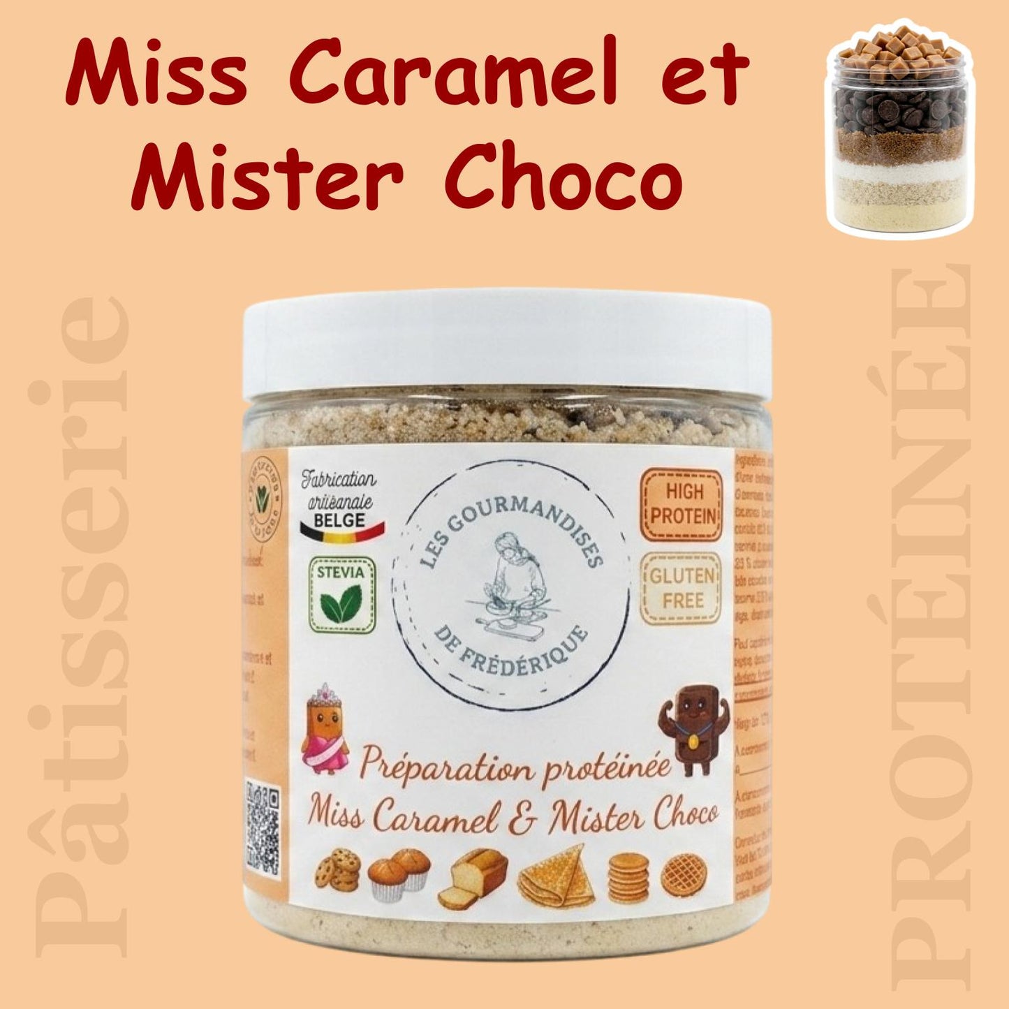 Kit Pâtisserie Protéinée | Miss Caramel & Mister Choco
