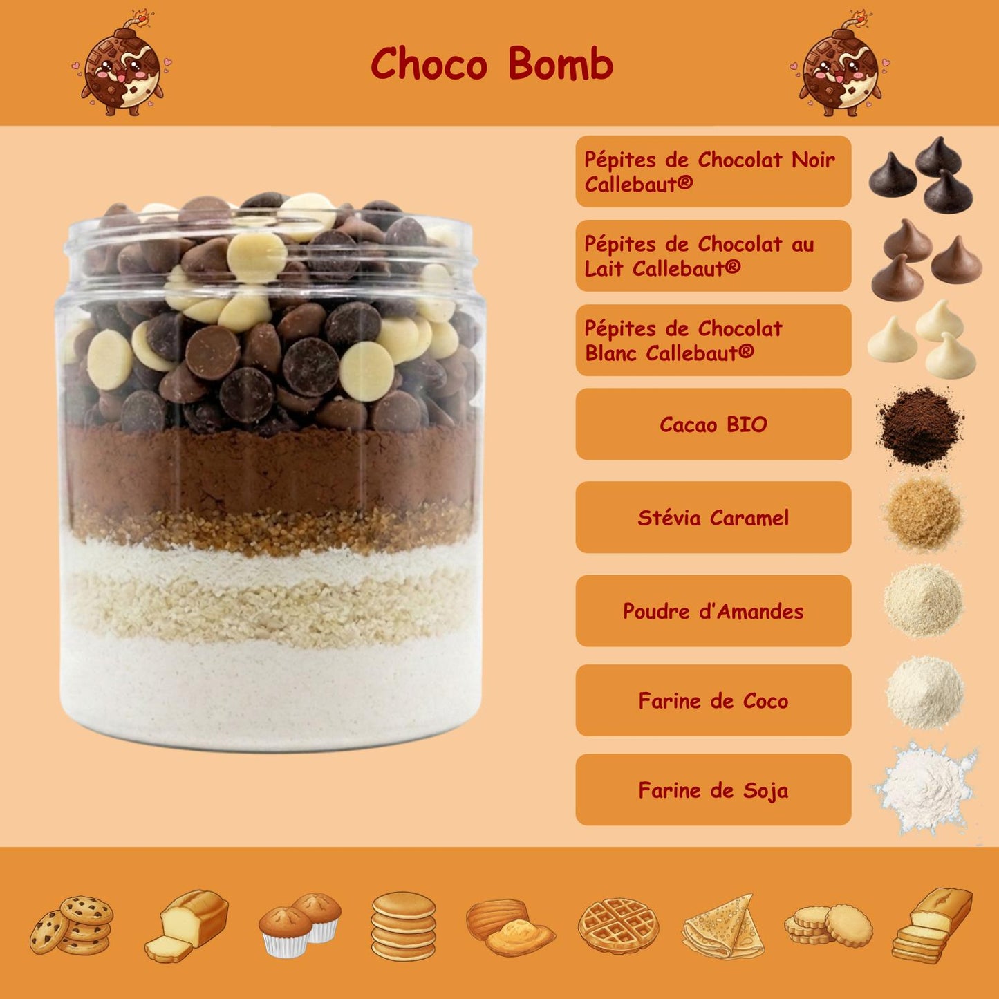 Choco Bomb' Protein Preparation