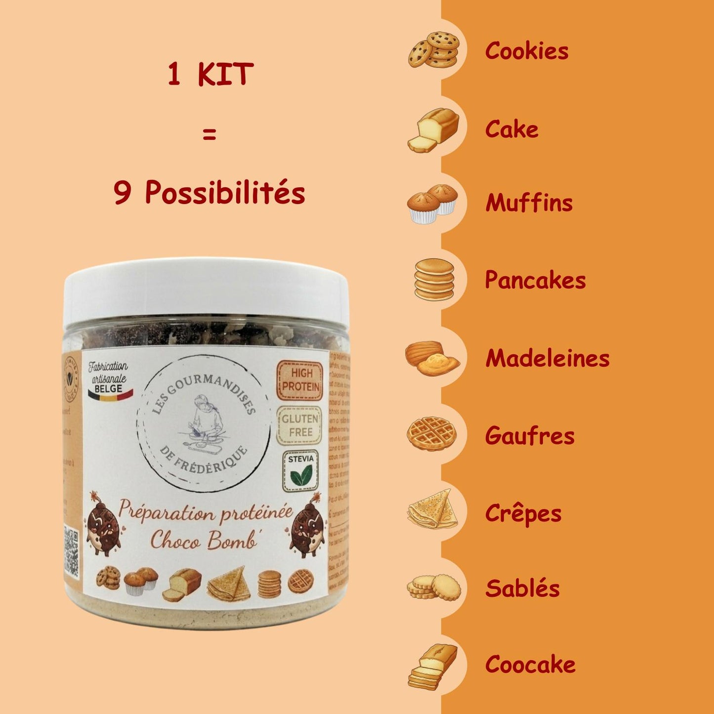 Choco Bomb' Protein Preparation