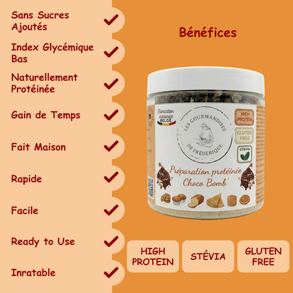Choco Bomb' Protein Preparation