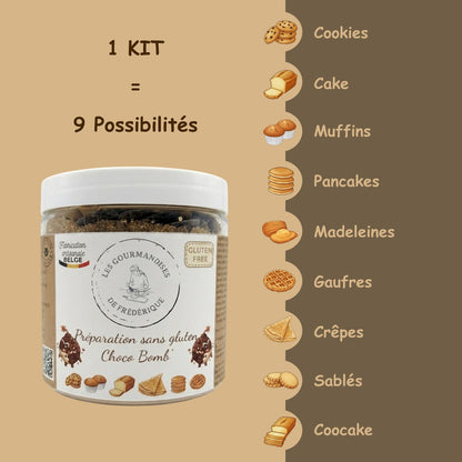 Kit Pâtisserie Sans Gluten | Choco Bomb'