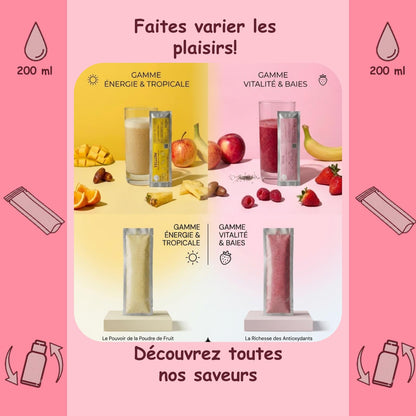 Préparation pour Smoothie & Milkshake Pink