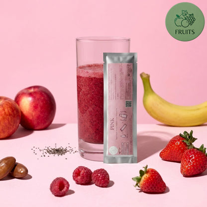 Préparation pour Smoothie & Milkshake | Pink | Vitalité - 100 % Pur Fruits