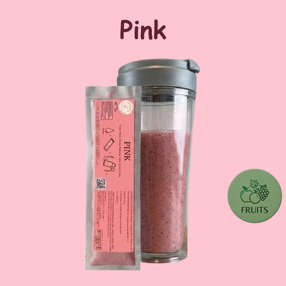 Préparation pour Smoothie & Milkshake | Pink | Vitalité - 100 % Pur Fruits