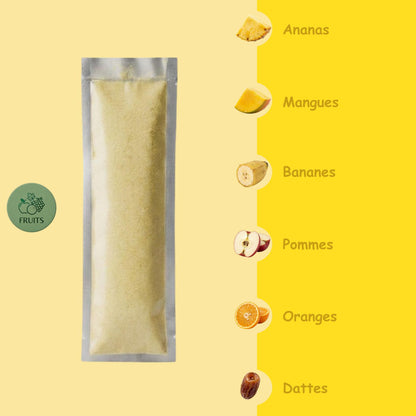Préparation pour Smoothie & Milkshake | Yellow | Vitalité - 100 % Pur Fruits
