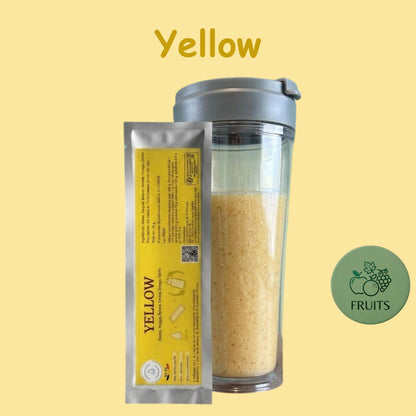 Préparation pour Smoothie & Milkshake | Yellow | Vitalité - 100 % Pur Fruits