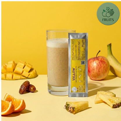 Préparation pour Smoothie & Milkshake | Yellow | Vitalité - 100 % Pur Fruits