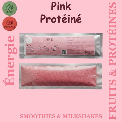 Préparation pour Smoothie & Milkshake | Pink | Énergie - Fruits & Protéines