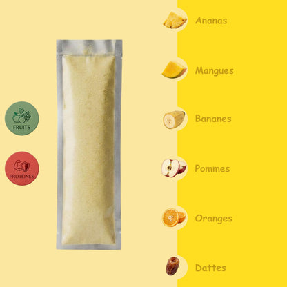 Préparation pour Smoothie & Milkshake | Yellow | Énergie - Fruits & Protéines