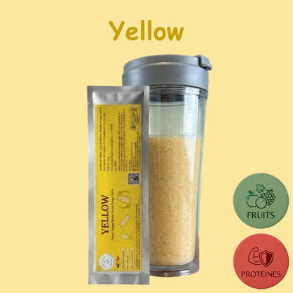 Préparation pour Smoothie & Milkshake | Yellow | Énergie - Fruits & Protéines