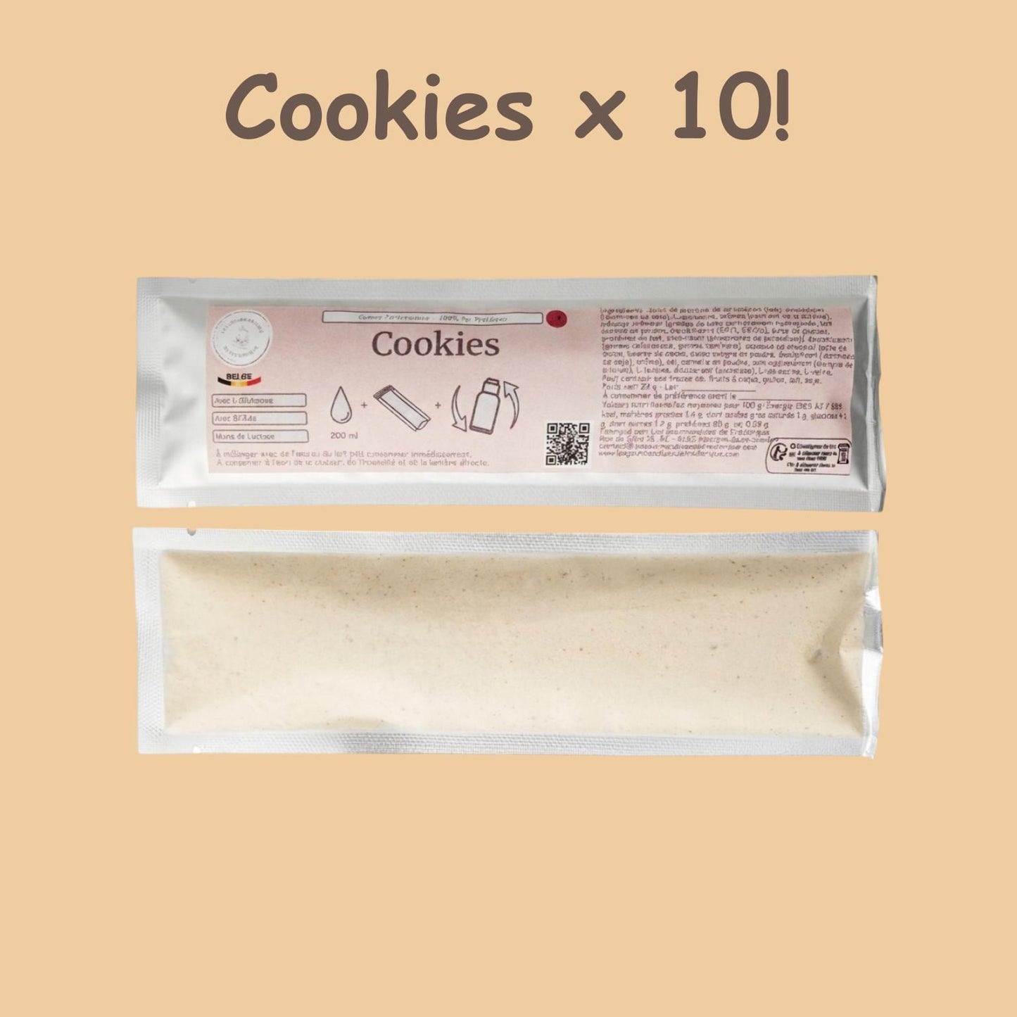 Préparation pour Smoothie & Milkshake | Cookies | Performance - 100 % Pur Protéine
