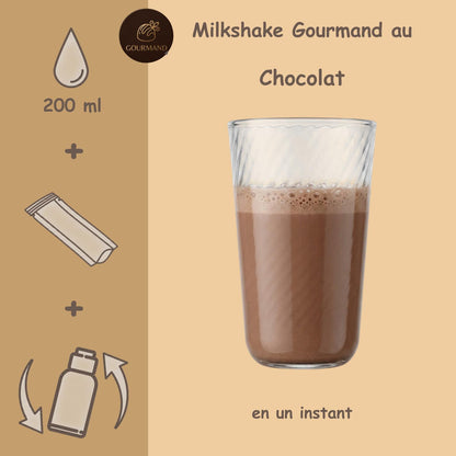 Préparation pour Smoothie & Milkshake | Chocolat | Délice - Gourmand