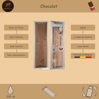 Préparation pour Smoothie & Milkshake | Chocolat | Délice - Gourmand