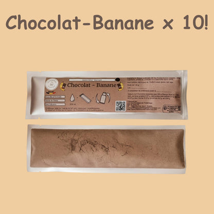 Préparation pour Smoothie & Milkshake | Chocolat Banane | Délice - Gourmand