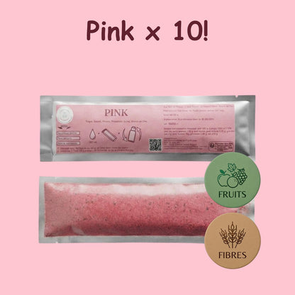 Préparation pour Smoothie & Milkshake | Pink | Complet - Fruit & Fibres