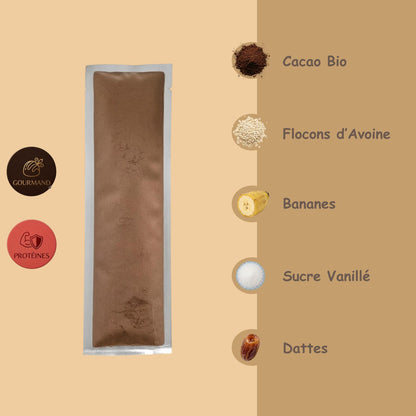 Préparation pour Milkshake | Chocolat | Intense - Gourmand & Protéine