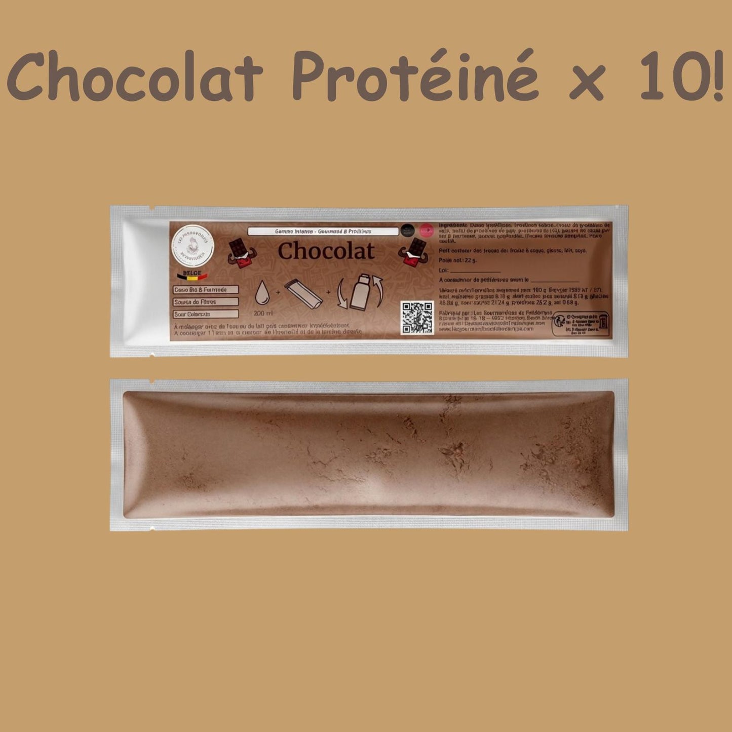 Préparation pour Milkshake | Chocolat | Intense - Gourmand & Protéine