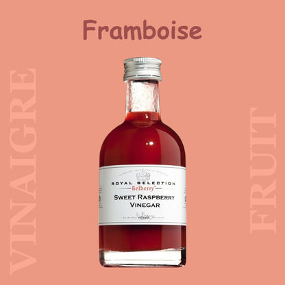 Vinaigre à la pulpe de framboises
