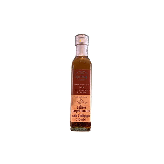 Huile aromatisée ail et piment